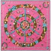 Codello Foulard mélange de couleurs / rose