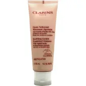 Clarins Nouveau nettoyant visage moussant apaisant | Nettoie, apaise et r conforte | Contient du beurre de karit nourrissant | Sans savon | Sans