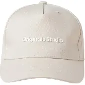 Jack & Jones Casquette 'JJVesterbro' beige / blanc