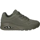 SKECHERS Sneakers 177861-OLV in Olive Reflective Snake Printed Durabuck color size 38