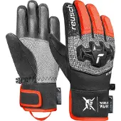 Reusch Gants de sport 'Worldcup Warrior R-TEX XT' gris / rouge / noir