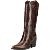 Nero Giardini Bottes de cowboy rouille / brun foncé