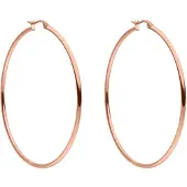 Purelei Boucles d'oreilles 'Hoops' or rose