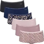 Sloggi Culotte beige / bleu marine / rose / noir