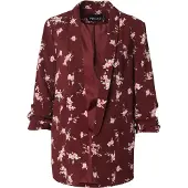 Pieces Blazer 'PCBoss' rose / lie de vin / blanc