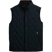 Superdry pour homme. M5012273A Gilet matelassé marine (S), Casuel, Polister recyclé, Durable