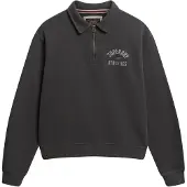 Superdry Sweat-shirt gris / gris clair / rouge