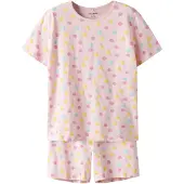 TWO SOON Chemise de nuit bleu clair / citron vert / pitaya / rose ancienne