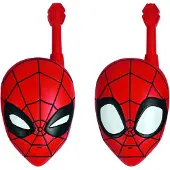 Marvel Spiderman 3d Walkie Talkies Rouge Enfants