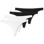 Schiesser String ' Serie 95-5 ' noir / blanc