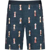 Mey Regular Fit Pantalon de nuit court marine,