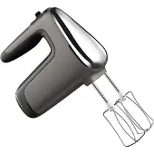 Moulinex PowerMix HM650E, Batteur, Noir, Gris, Battre, Pétrir, Mixer, Echelle, Noir, Acier inoxydable