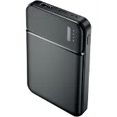 MaXlife Batterie de Secours 5000mAh Sortie USB 2.4A Compact et Léger Noir