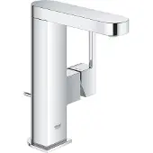 GROHE Plus Mitigeur monocommandé pour lavabo, M-Size, saillie 120mm, orientable, vidage à tirette, 23871003