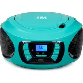 BigBen Interactive CD62BLUSBBT Blue Lecteur de musique de table