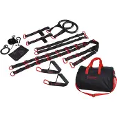 Tunturi Kit accessoires et sangles Functional Training trainer matériel musculation noir
