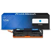 PrintAbout Toner compatible pour HP 125A (CB541A) - Cyan