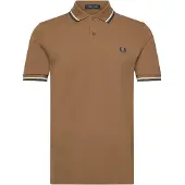 Fred perry Polo Twin Tipped M3600 Marron Z60