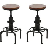 Mendler Tabouret de bar -N23 (lot de 2)