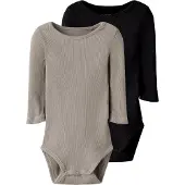 TWO SOON Barboteuse / body pierre / noir