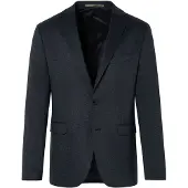 Benvenuto Design Veste de costume bleu foncé
