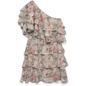 Vero Moda Robe 'VMSabrina' turquoise / gris clair / rose / rouge rouille