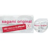 Sagami Original 0.02 - préservatif - ultra fin 55mm - boîte de 6