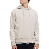 JJ REBEL Sweat-shirt 'JREBZACK' écru / blanc
