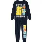 Name it Abel Pokemon Long Sleeve Pyjama Bleu 9-10 Years Garçon