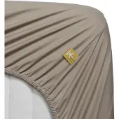 Beddinghouse Drap-Housse Beddinghouse Sand (Percale)-90 x 220 cm