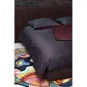 Moooi Drap-housse MOOOI Dodo Pavone Dark Red-180 x 200 cm
