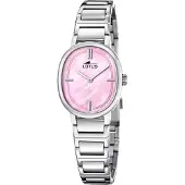 Lotus Montre à affichage analogique rose