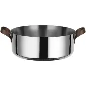 Alessi Edo, Poêle + casserole, Argent
