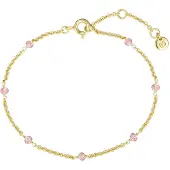 Glanzstücke Bracelet or / rose clair
