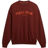 Superdry Sweat-shirt marron / rouge