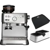 Solis Grind and Infuse Perfetta Machine à café à filtre Tamping Mat, Machines à expresso, Argent