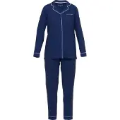 Tom Tailor Femmes, Pyjama, Sofia Dames Doorknooppyjama - Blauw, Bleu, (44)