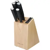 KitchenAid Classic Messenblok Berkenhout 5-delig KE5PSTANOBG