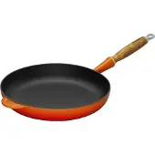 Le Creuset Poêle Le Creuset Fonte d'Acier Orange Volcanique 26 cm