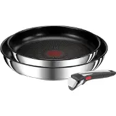 Tefal L97390 Pfannen-Set INGENIO PREFERENCE silber 3-tlg., 1 Set