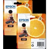 Epson 33XL Cartouche Noir Lot de 2