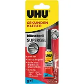 UHU Colle instantanée super gel (3 g, 3.10 ml)
