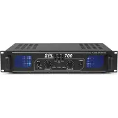 Skytec SPL700 Ampli DJ PA Audio LED 2000W EQ Rack 48cm 2U