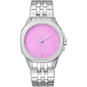 DKNY Brooklyn Midi 34 Mm Woman Watch Argenté Femme