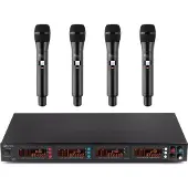 Power Dynamics PD504H Ensemble de micros sans fil UHF 4x casque + émetteur de po