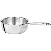 Cristel Casserole à manche Castel Pro, 16 cm, Poêle + casserole, Argent
