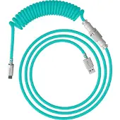HP Câble torsadé USB-C HyperX vert clair-blanc