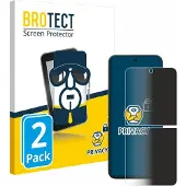 BROTECT Protection Anti-Espion (2 pcs, Xiaomi MIX Flip), Téléphone portable : film de protection, Transparent