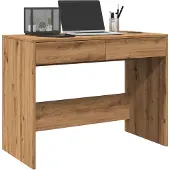 vidaXL Bureau Artisan-Chêne 101x50x76,5 cm Bois composite