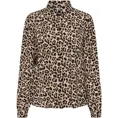 JDY Chemisier 'JDYBROOKE' beige / greige / noir